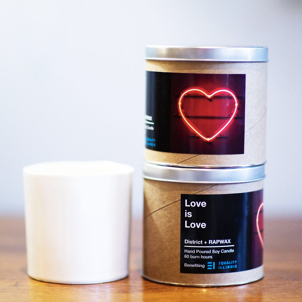 Love is Love Candle Benefitting Equality Illinois
