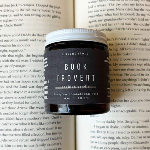 Booktrovert Candle - 4oz A Scent Story Candle Co Home - Candles