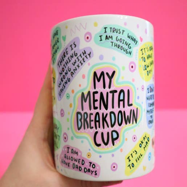The Mental Breakdown Full Wrap Mug Ace The Pitmatian Co Home - Mugs & Glasses