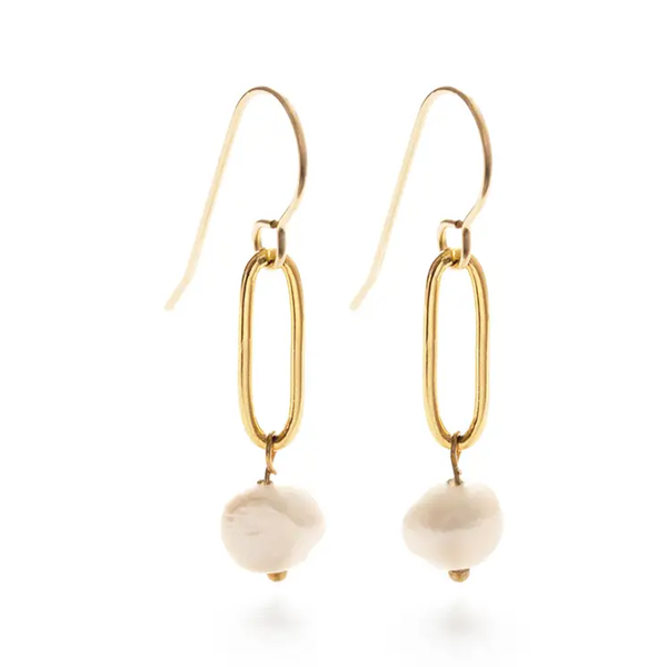 Sweet Baby Jane Pearl Drop Earrings Amano Studio Jewelry - Earrings