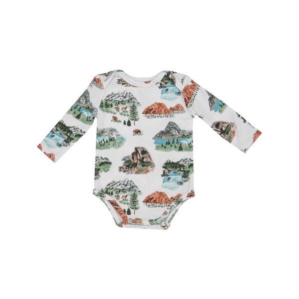 Long Sleeve Onesie Bodysuit - National Parks Angel Dear Apparel & Accessories - Clothing - Baby & Toddler - One-Pieces & Onesies
