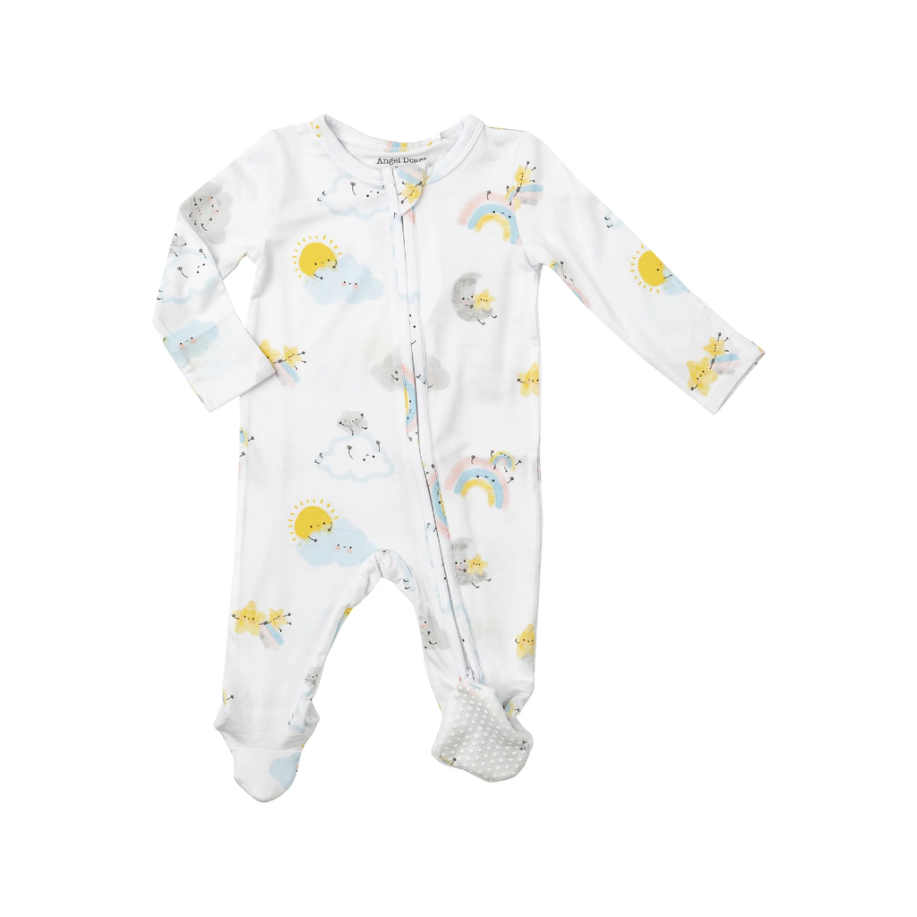 Zipper Footie - Happy Weather Angel Dear Apparel & Accessories - Clothing - Baby & Toddler - One-Pieces & Onesies
