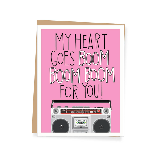 Boombox Valentine's Day Card Apartment 2 Cards Cards - Holiday - Valentine's Day