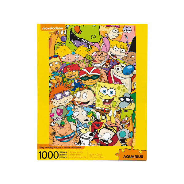 Nickelodeon Cast 1000 Piece Jigsaw Puzzle Aquarius Toys & Games - Puzzles & Games - Jigsaw Puzzles