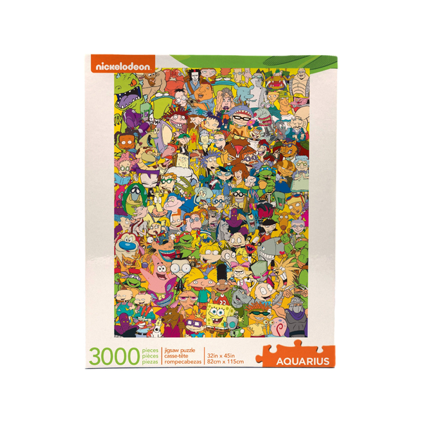 Nickelodeon Cast 3000 Piece Jigsaw Puzzle Aquarius Toys & Games - Puzzles & Games - Jigsaw Puzzles