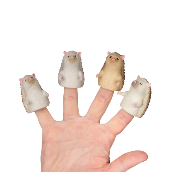 Finger Hedgehogs Archie McPhee Toys & Games - Finger Puppets - Animals