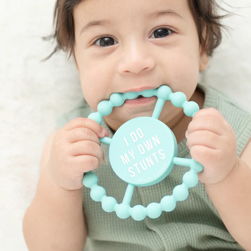 I Do My own Stunts Happy Teether Bella Tunno Baby & Toddler - Pacifiers & Teethers