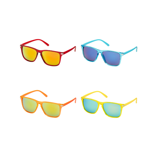 805 Pop Color Square 1538 Assorted Adult Sunglasses Blue Gem Sunglasses Apparel & Accessories - Summer - Sunglasses