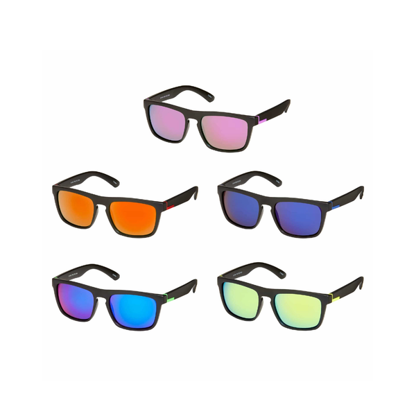 805 Wrap Color Lens 1548 Assorted Adult Sunglasses Blue Gem Sunglasses Apparel & Accessories - Summer - Sunglasses