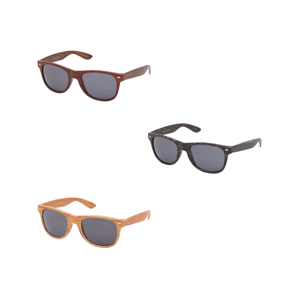Classics Faux Wood Sunglasses - Adult Blue Gem Sunglasses Apparel & Accessories - Summer - Sunglasses