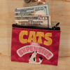 Cats Are Expensive Coin Purse Blue Q Apparel & Accessories - Bags - Coin Purses & Wallets