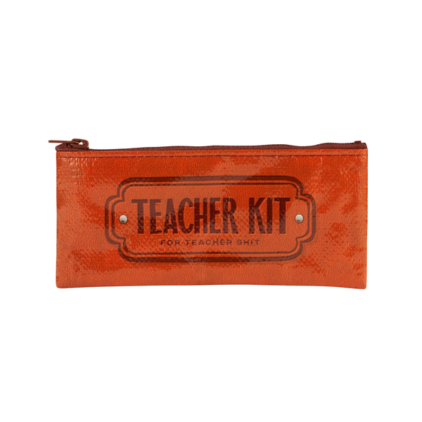 BLQ PENCIL CASE TEACHER KIT FOR TEACHER SHIT Blue Q Apparel & Accessories - Bags - Pouches & Cases - Pen & Pencil Cases