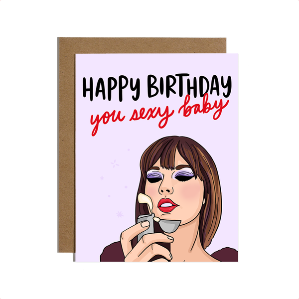 Sexy Baby Birthday Card Brittany Paige Cards - Birthday
