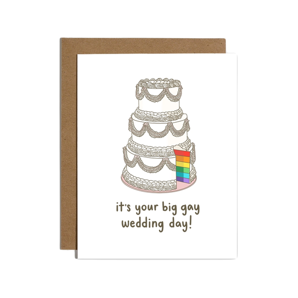 Big Gay Wedding Card Brittany Paige Cards - Love - Wedding