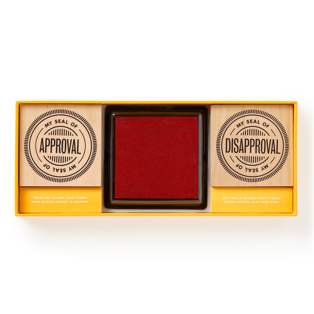 Your Seal Of Approval Stamp Set Chronicle Books - Brass Monkey Home - Office & School Supplies - Pencils, Pens, Markers & Chalk