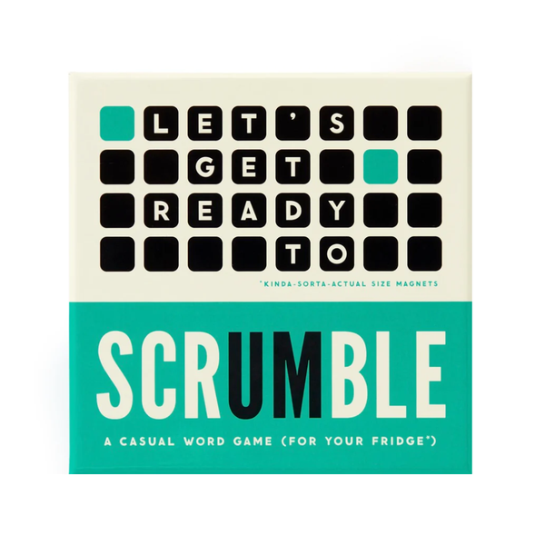 Scrumble Magnetic Fridge Game Chronicle Books - Brass Monkey Toys & Games - Puzzles & Games - Games