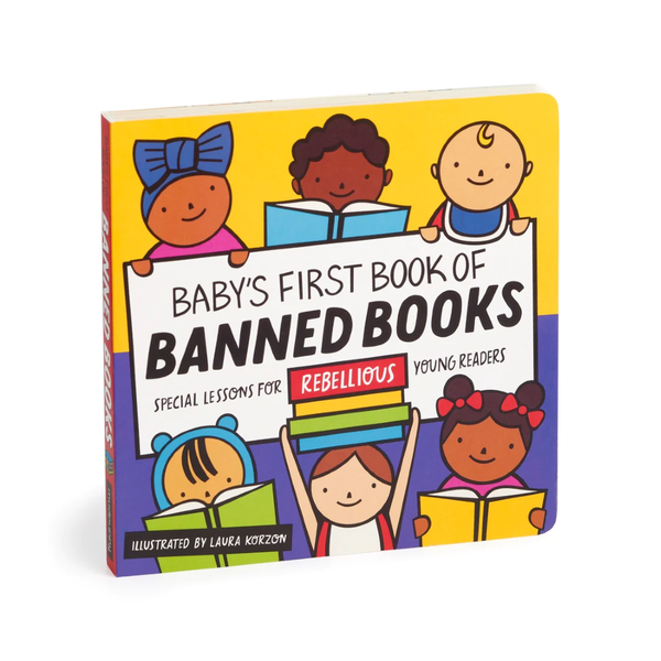 Baby's First Book Of Banned Books Board Book Chronicle Books - Mudpuppy Books - Baby & Kids - Board Books