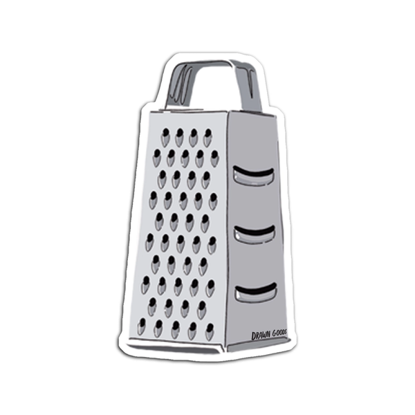 Cheese Grater Die Cut Magnet Drawn Goods Home - Magnets