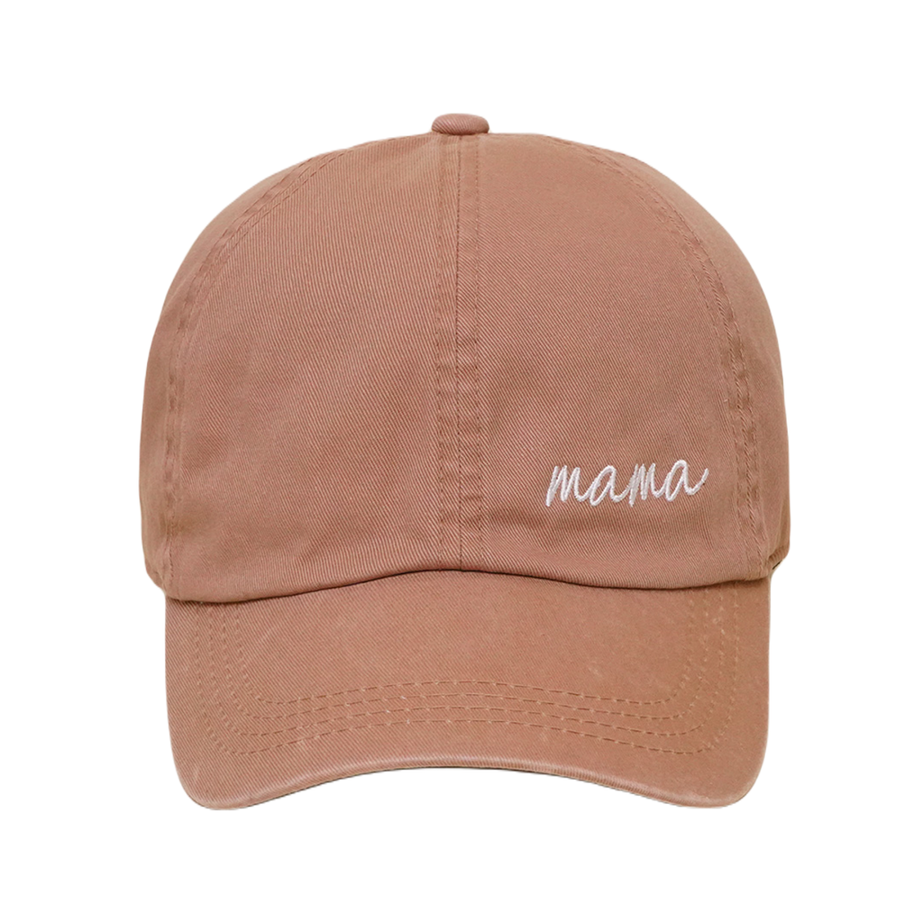 Clay Mama Lettering Baseball Hat - Adult Fashion City Apparel & Accessories - Summer - Adult - Hats