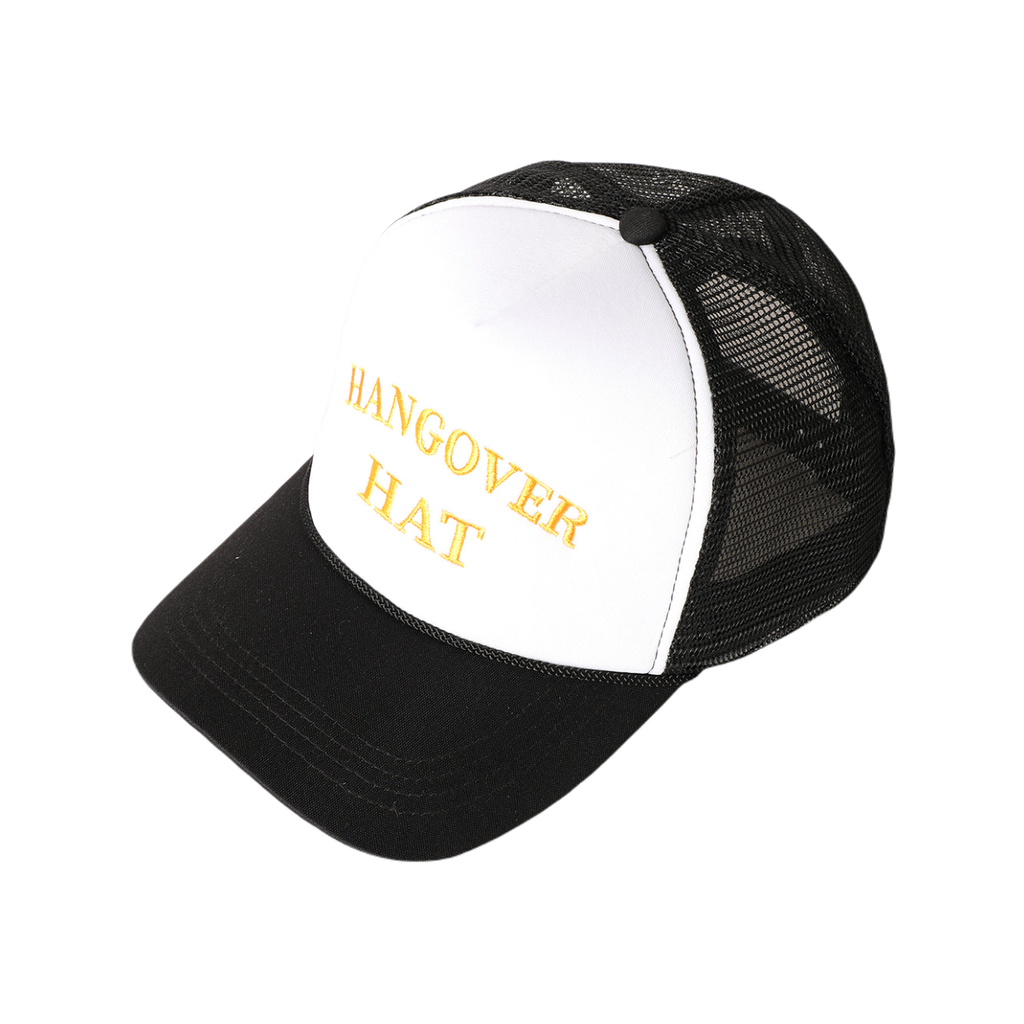 Hangover Black Trucker Hat - Adult Fashion City Apparel & Accessories - Summer - Adult - Hats