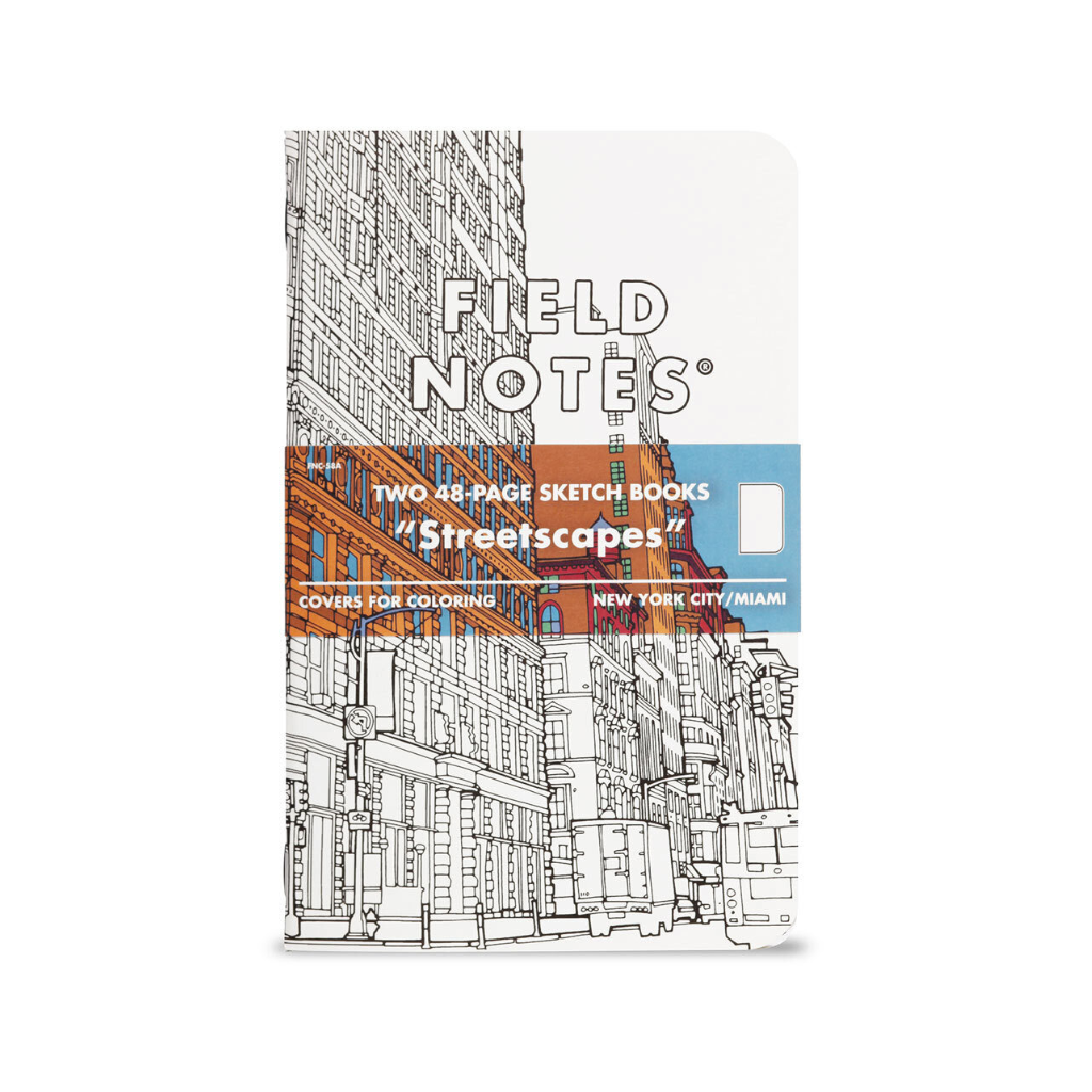 Pack A - New York + Miami Field Notes Streetscapes Sketch Books 2-Packs - Spring 2023 Quarterly Edition Field Notes Brand Books - Blank Notebooks & Journals