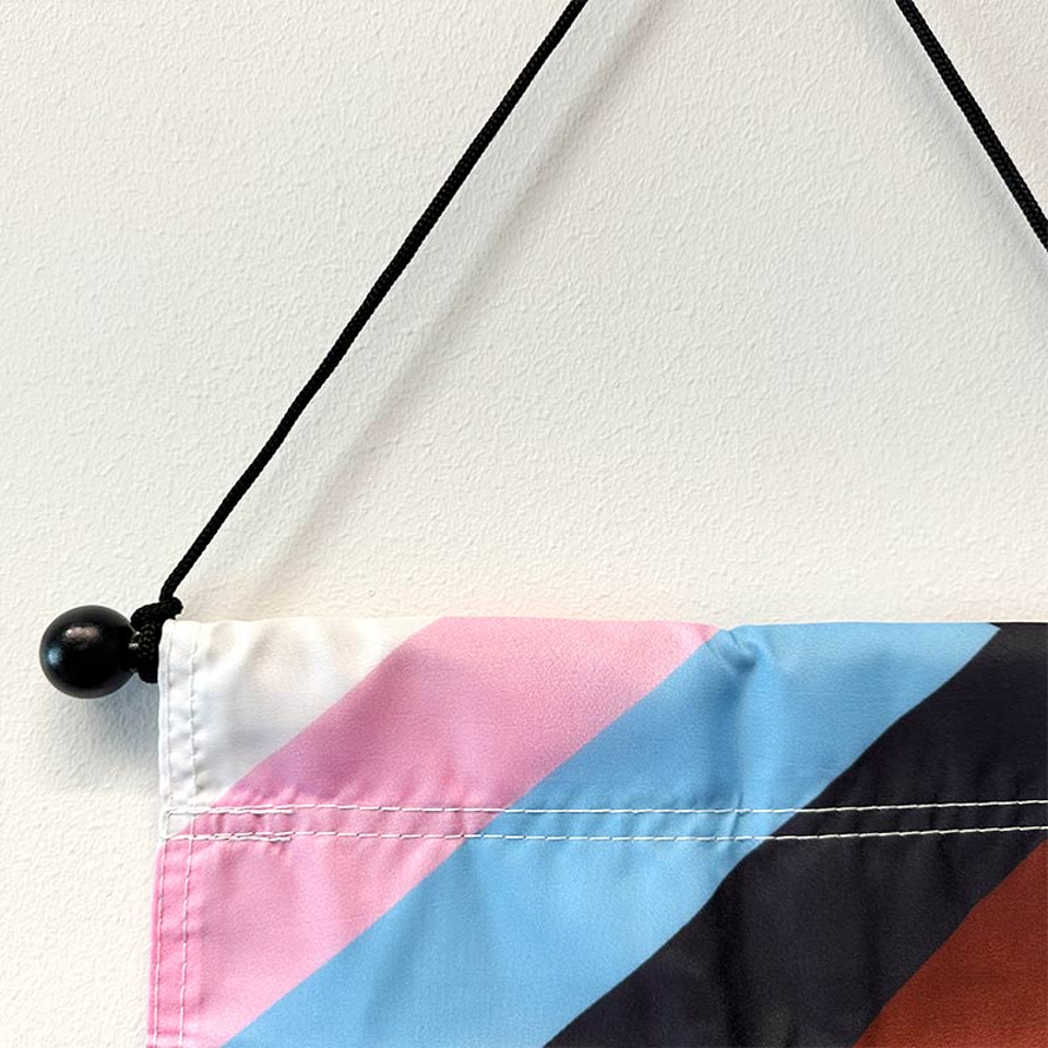 Hanging Wooden Wall Rod And Cord Flags For Good Home - Wall & Mantle - Flags