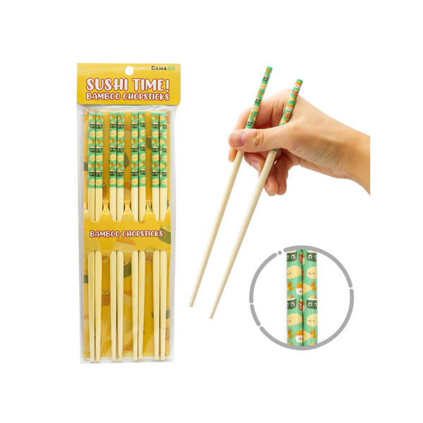 Four Pack of Sushi Bamboo Chopsticks Gamago Home - Kitchen & Dining - Plates, Bowls & Utensils