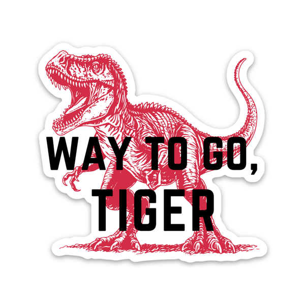 Taylor Way To Go Tiger Sticker Gerties Grapes Impulse - Decorative Stickers