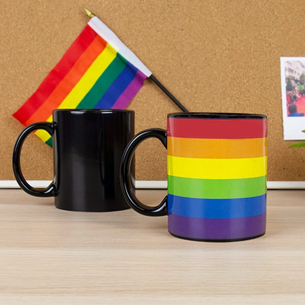 Rainbow Heat Reveal Mug Gift Republic Home - Mugs & Glasses