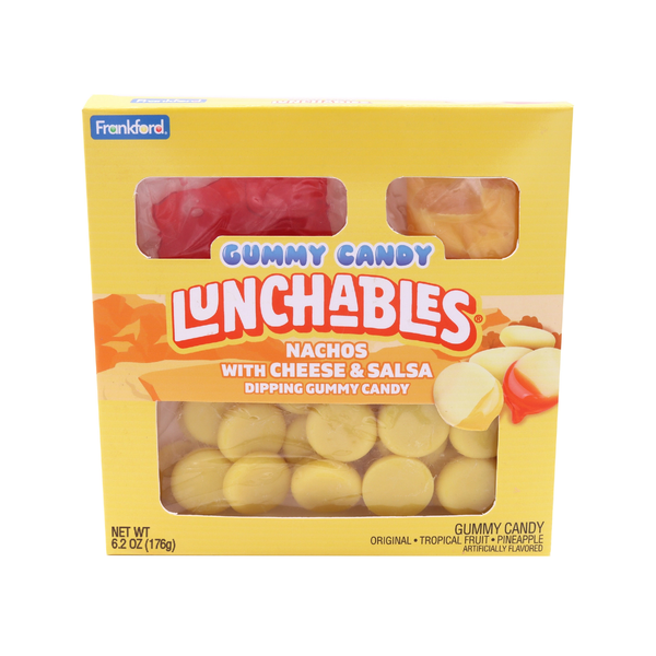 Frankford Lunchables Nachos With Cheese And Salsa Gummy Candy Grandpa Joe's Candy Candy, Chocolate & Gum