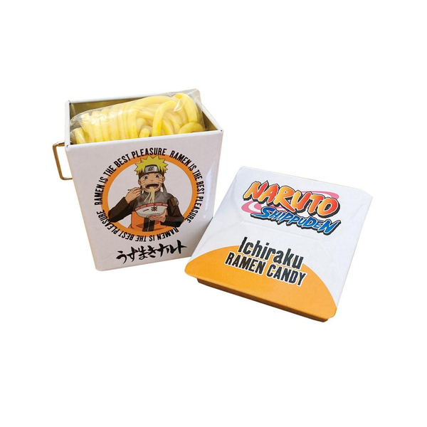 Naruto Ichiraku Ramen Candy - Take-Out Box Collectible Tin Grandpa Joe's Candy Candy, Chocolate & Gum