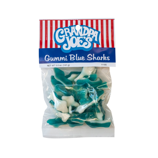 Grandpa Joe's Gummi Blue Sharks Grandpa Joes Candy Candy, Chocolate & Gum