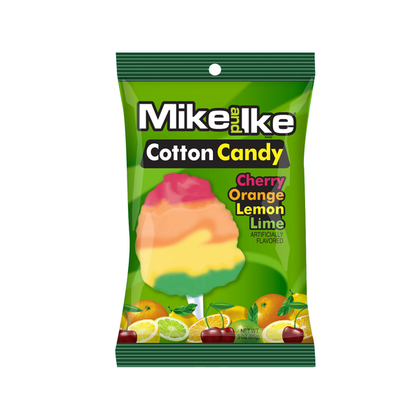 Mike and Ike Cotton Candy Grandpa Joes Candy Candy, Chocolate & Gum