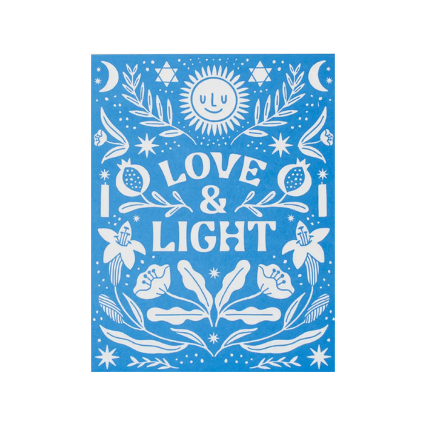 Love And Light Hanukkah Card Hello!Lucky Cards - Holiday - Hanukkah