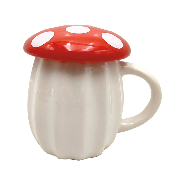 Mushroom Molded Mug With Lid Icup Home - Mugs & Glasses