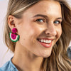 Josephine Fruit Raffia Drop Earrings Ink & Alloy Jewelry - Earrings