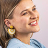 Josephine Fruit Raffia Drop Earrings Ink & Alloy Jewelry - Earrings