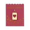 Love (Cut Out Heart) Charm Garden Charm Lucky Feather Jewelry