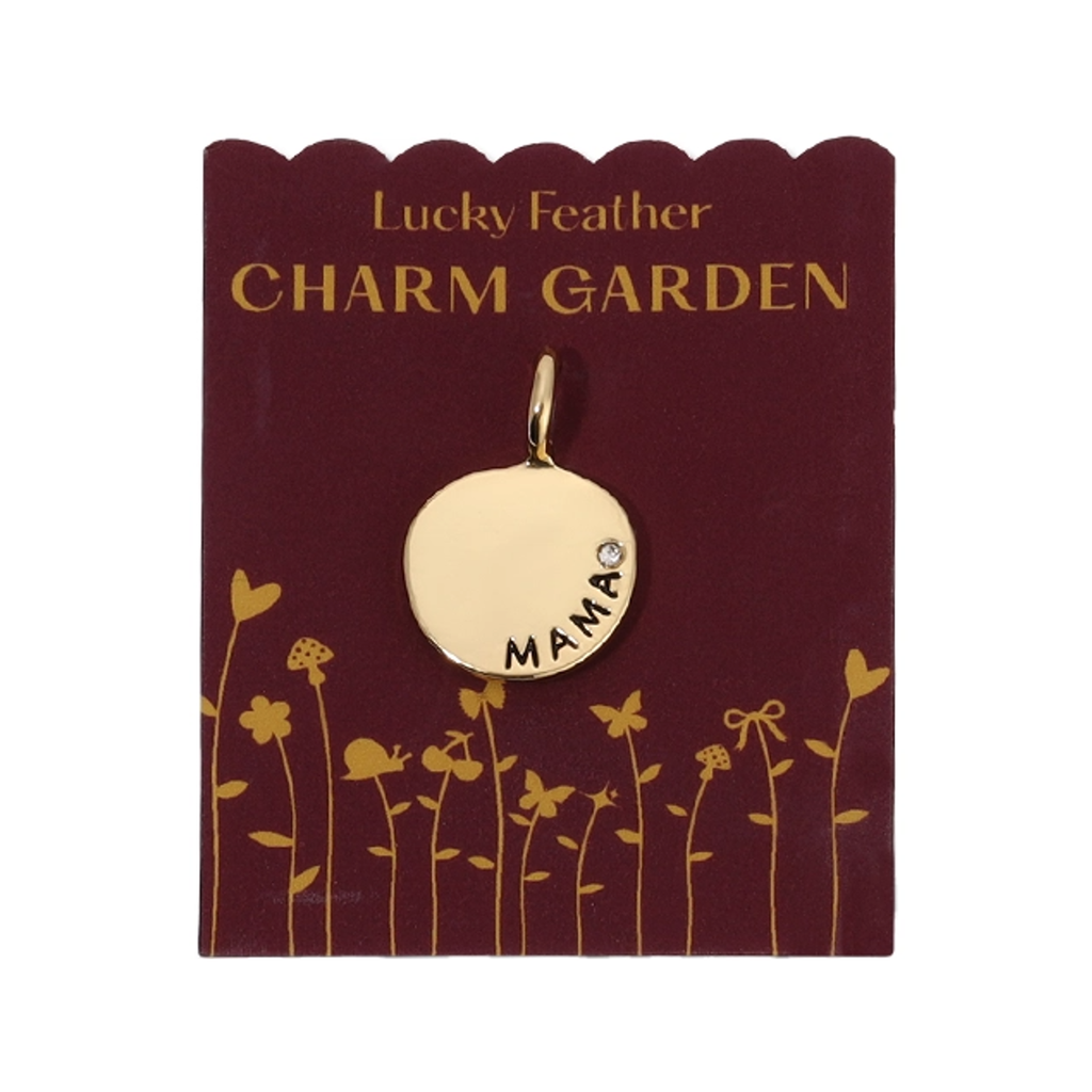 Mama Charm Garden Charm Lucky Feather Jewelry