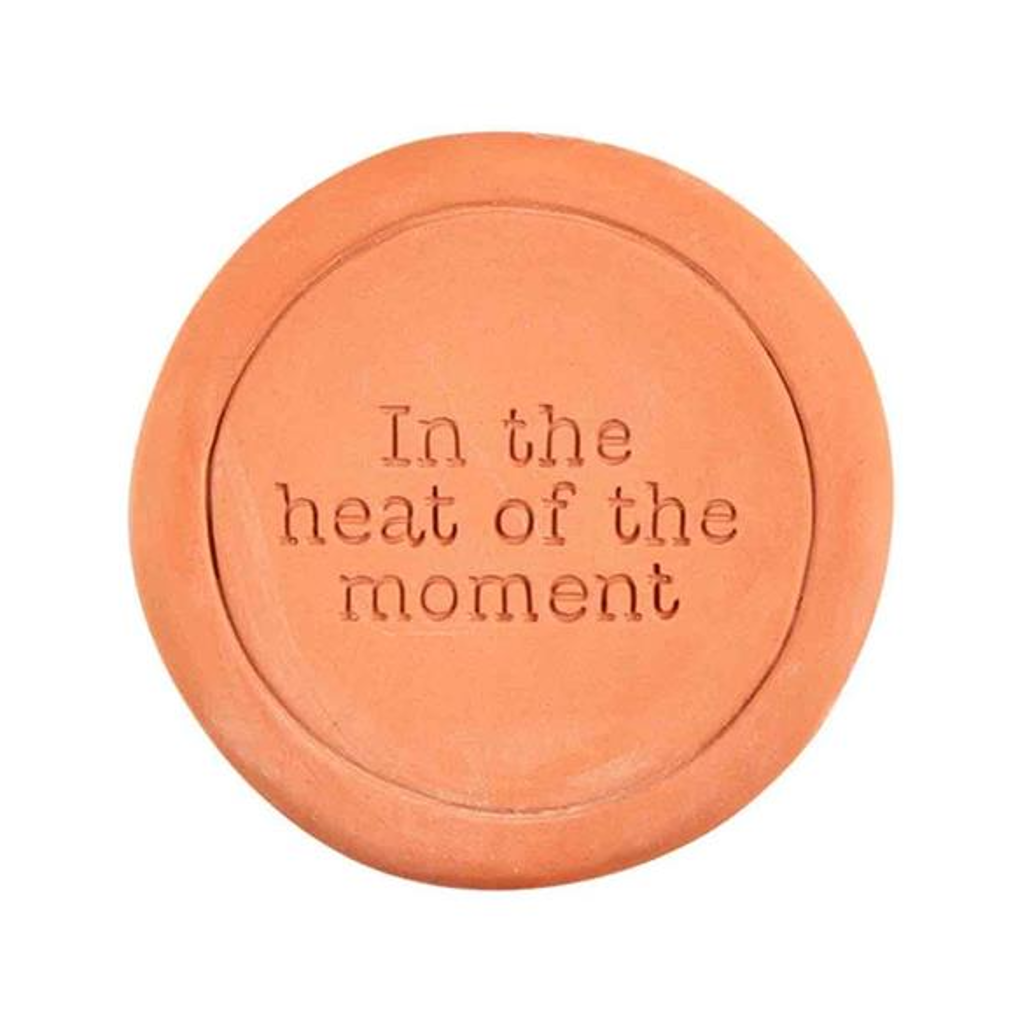 In The Heat Of The Moment Warming Coaster Mud Pie Home - Barware - Coasters