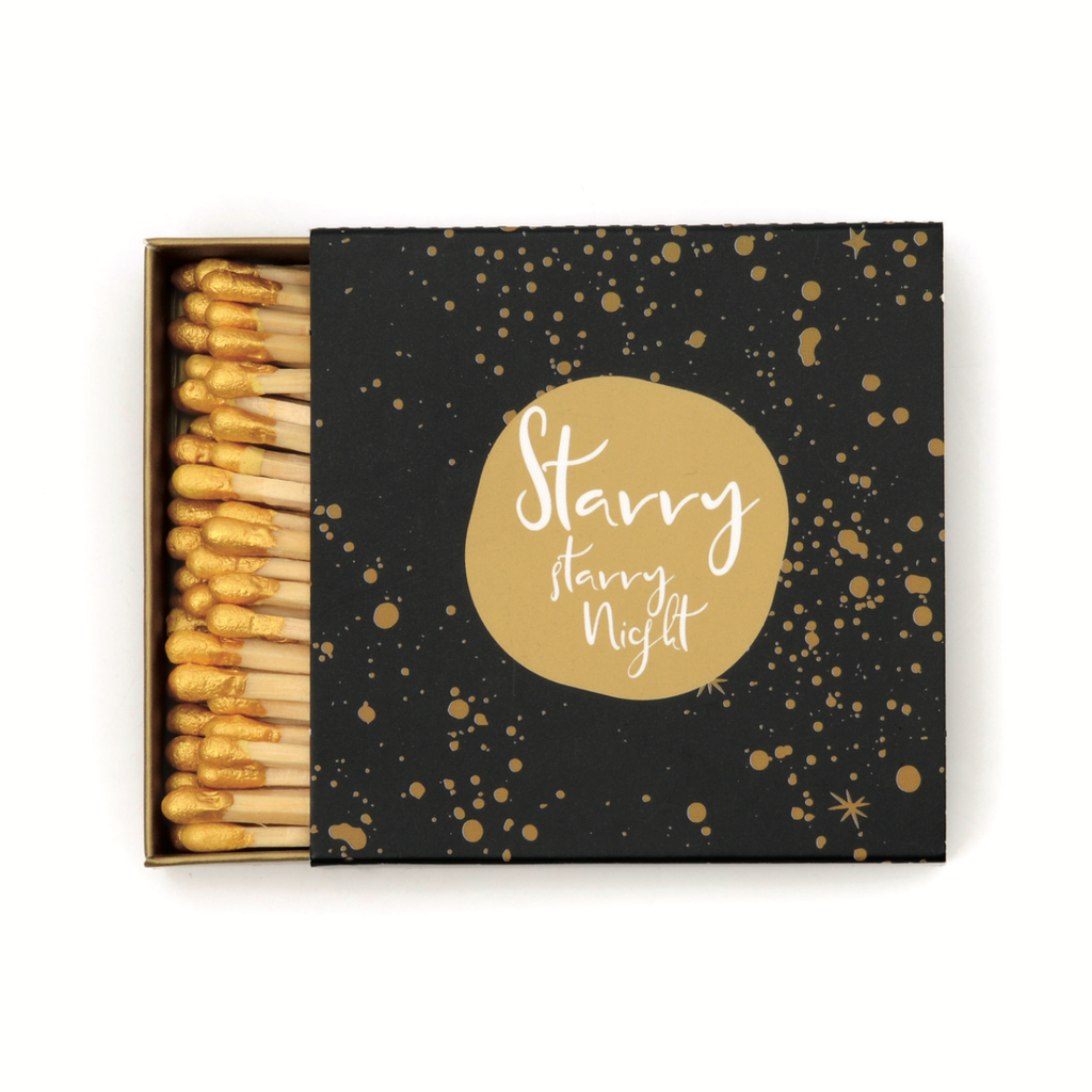 Starry Starry Night Terrace Boxed Safety Matches Paddywax Home - Candles - Matches