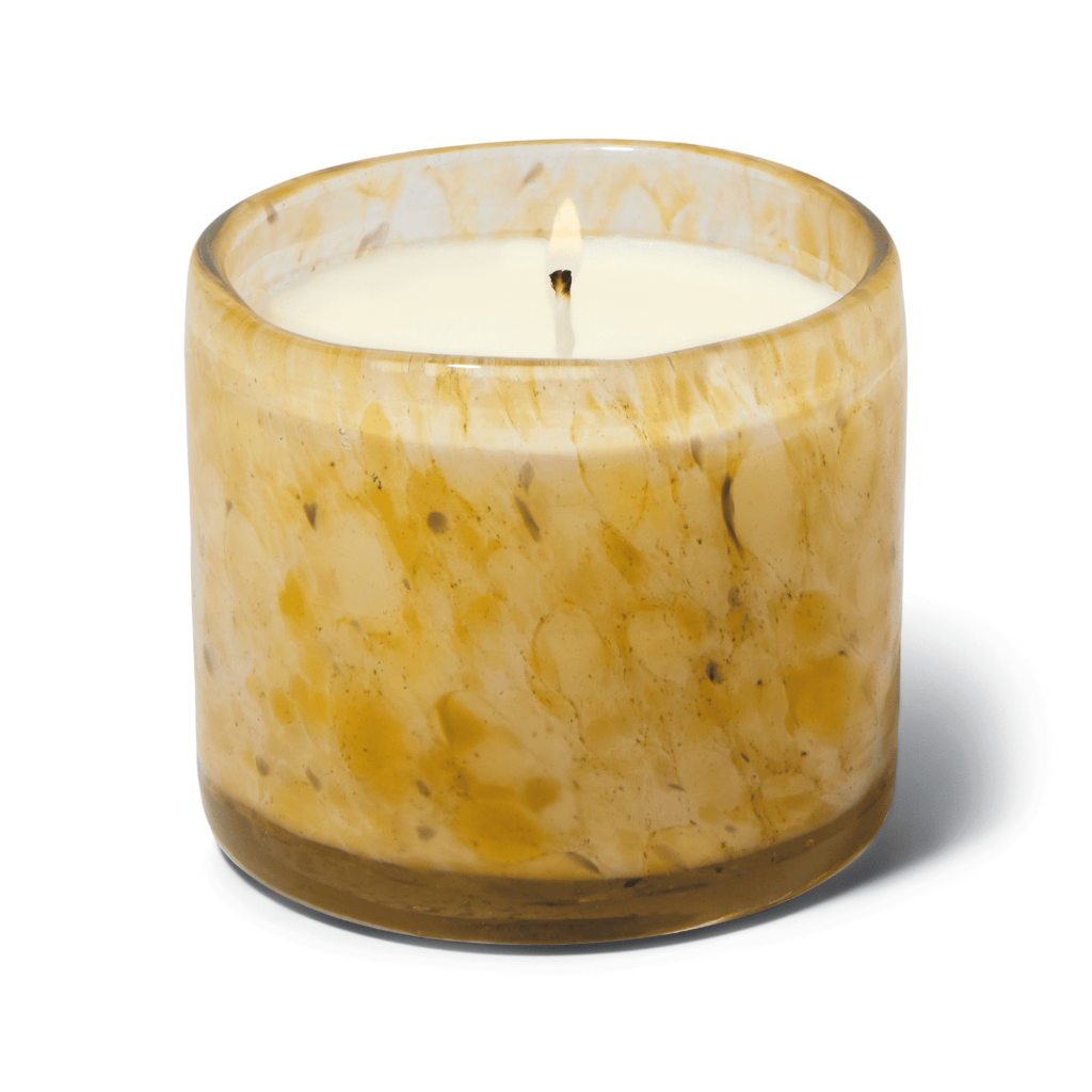 Palo Santo Luxe Hand Blown Golden Bubble Glass Candle - 8oz. Paddywax Home - Candles - Specialty