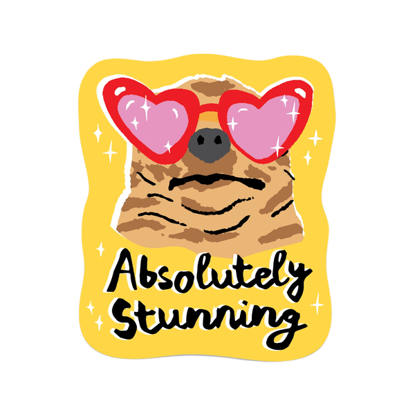 Stunning Dog Sticker Party Of One Impulse - Decorative Stickers