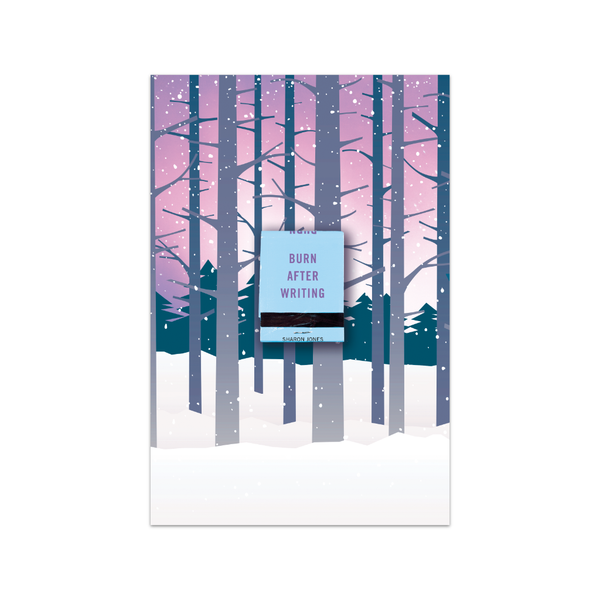 Burn After Writing (Snowy Forest) Book Penguin Random House Books - Guided Journals & Gift Books
