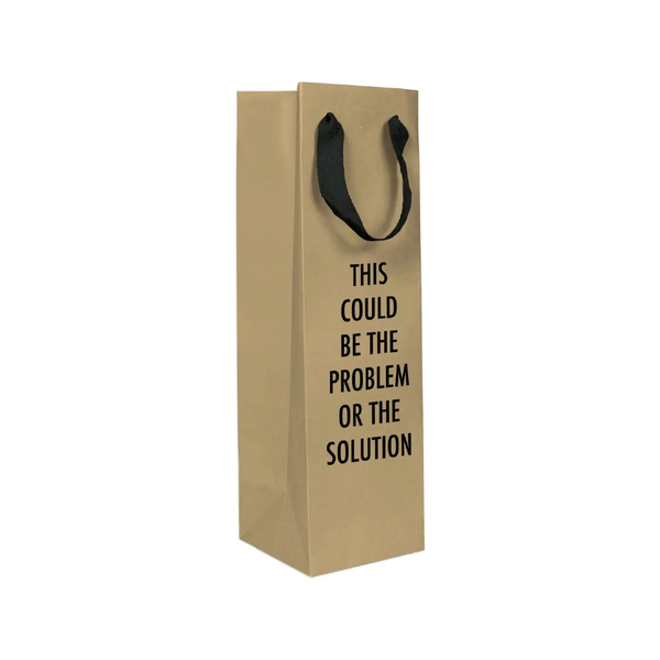 Solution Wine Gift Bag Pretty Alright Goods Gift Wrap & Packaging - Gift Bags