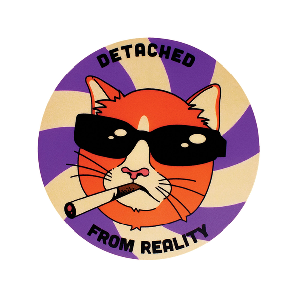 Detached From Reality Sticker Retrograde Supply Co Impulse - Decorative Stickers