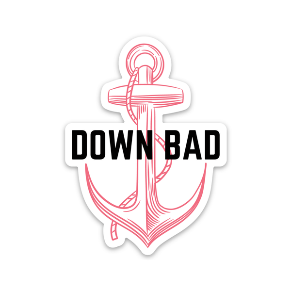 Taylor Down Bad Sticker Sad Bear Studio Impulse - Decorative Stickers