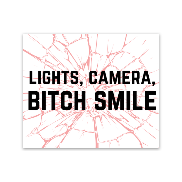 Taylor Lights Camera Bitch Smile Sticker Sad Bear Studio Impulse - Decorative Stickers