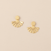 GOLD VERMEIL Sunburst Ear Jacket Refined Earrings Scout Curated Wears Jewelry - Earrings