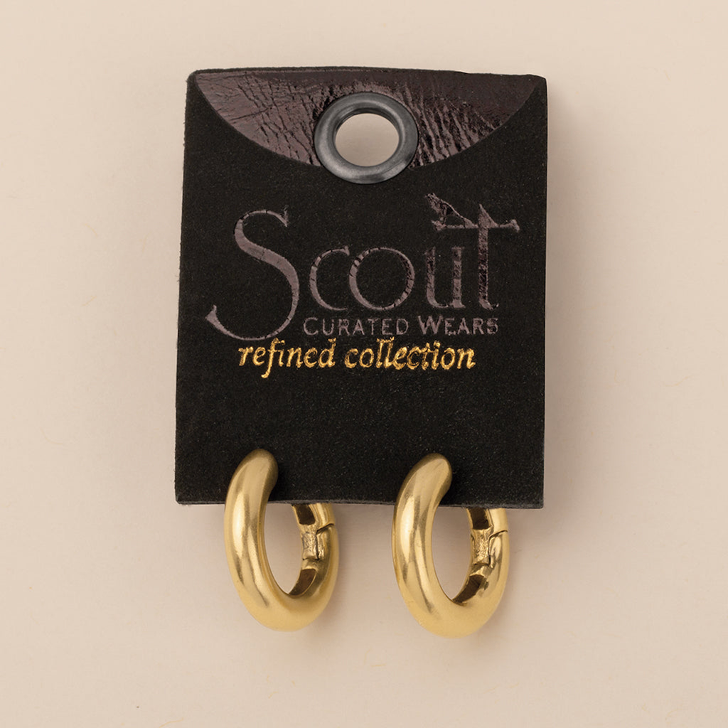 Stellar Hoop Refined Earrings Scout Curated Wears Jewelry - Earrings